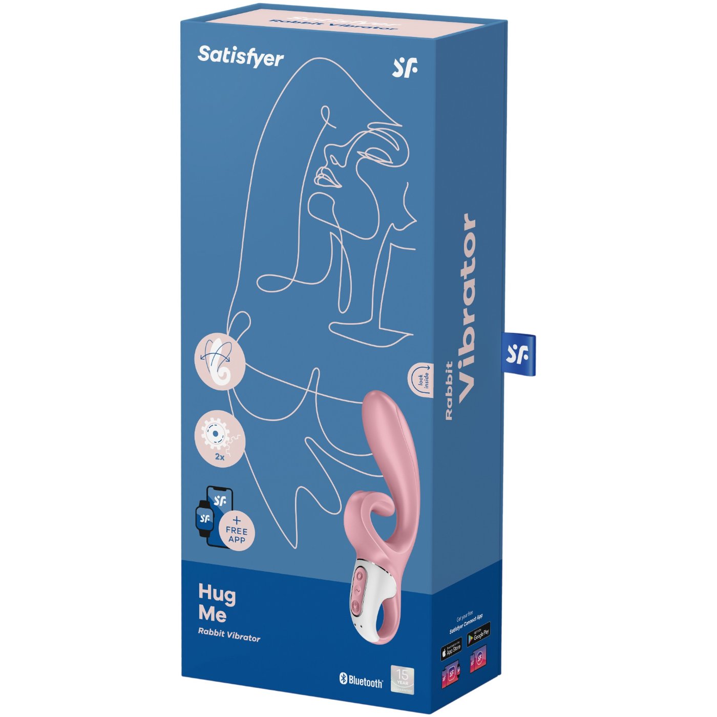 Satisfyer Hug Me App Controlled Rabbit Vibrator