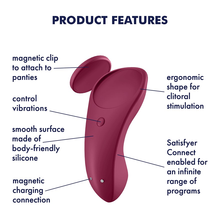 Satisfyer Sexy Secret App Controlled Rechargeable Panty Vibrator
