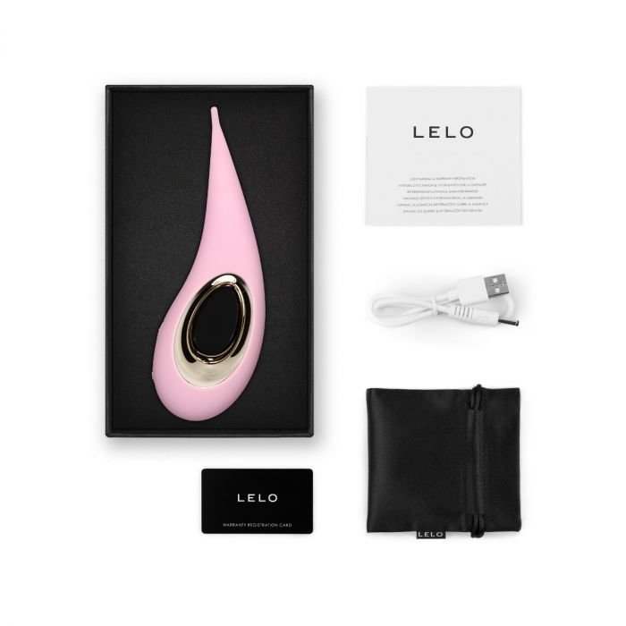 Lelo Dot Pinpoint Clitoral Vibrator Pink