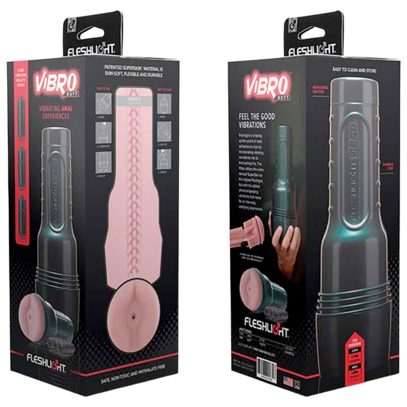Fleshlight Vibro Butt Vibrating Male Masturbator