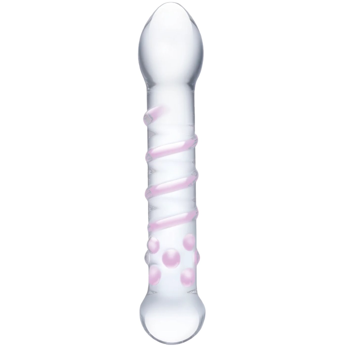 Glas Spiral Staircase Full Tip Double-Ended Dildo 7.25 Inch