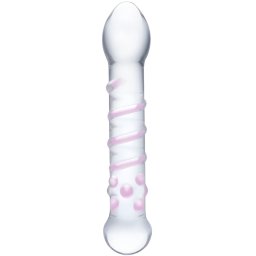 Glas Spiral Staircase Full Tip Double-Ended Dildo 7.25 Inch