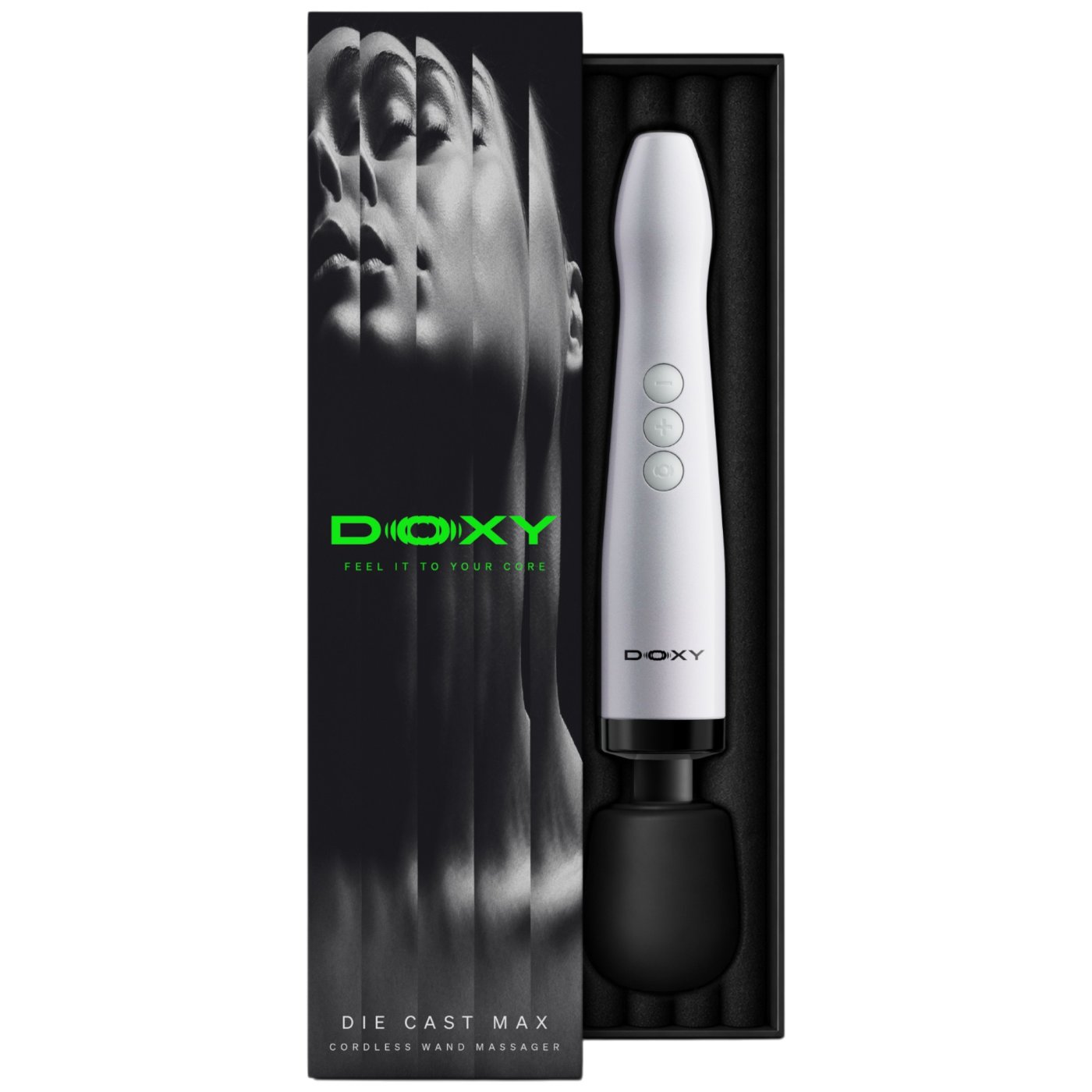 Doxy Die Cast Max Cordless Wand Vibrator White