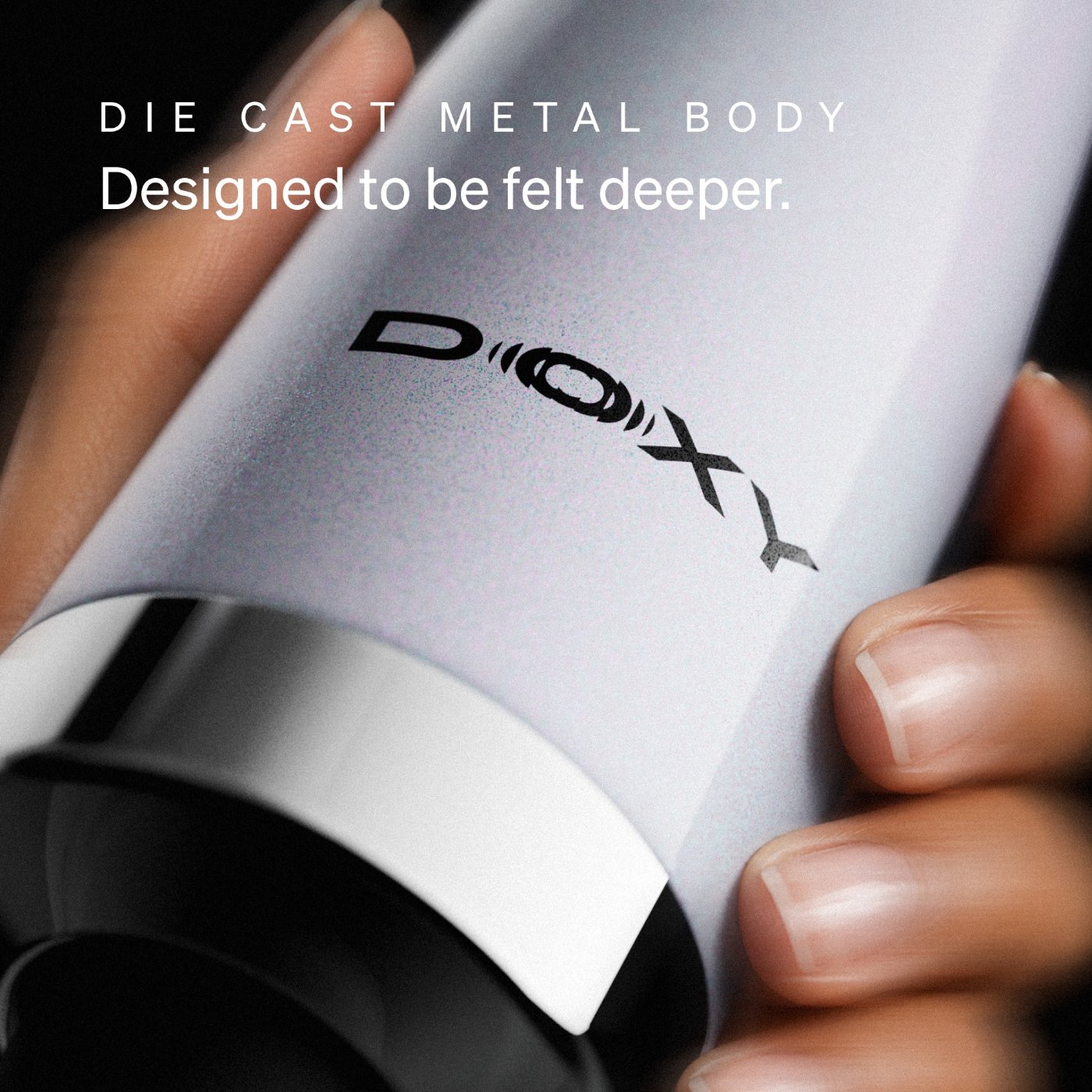 Doxy Die Cast Max Cordless Wand Vibrator White