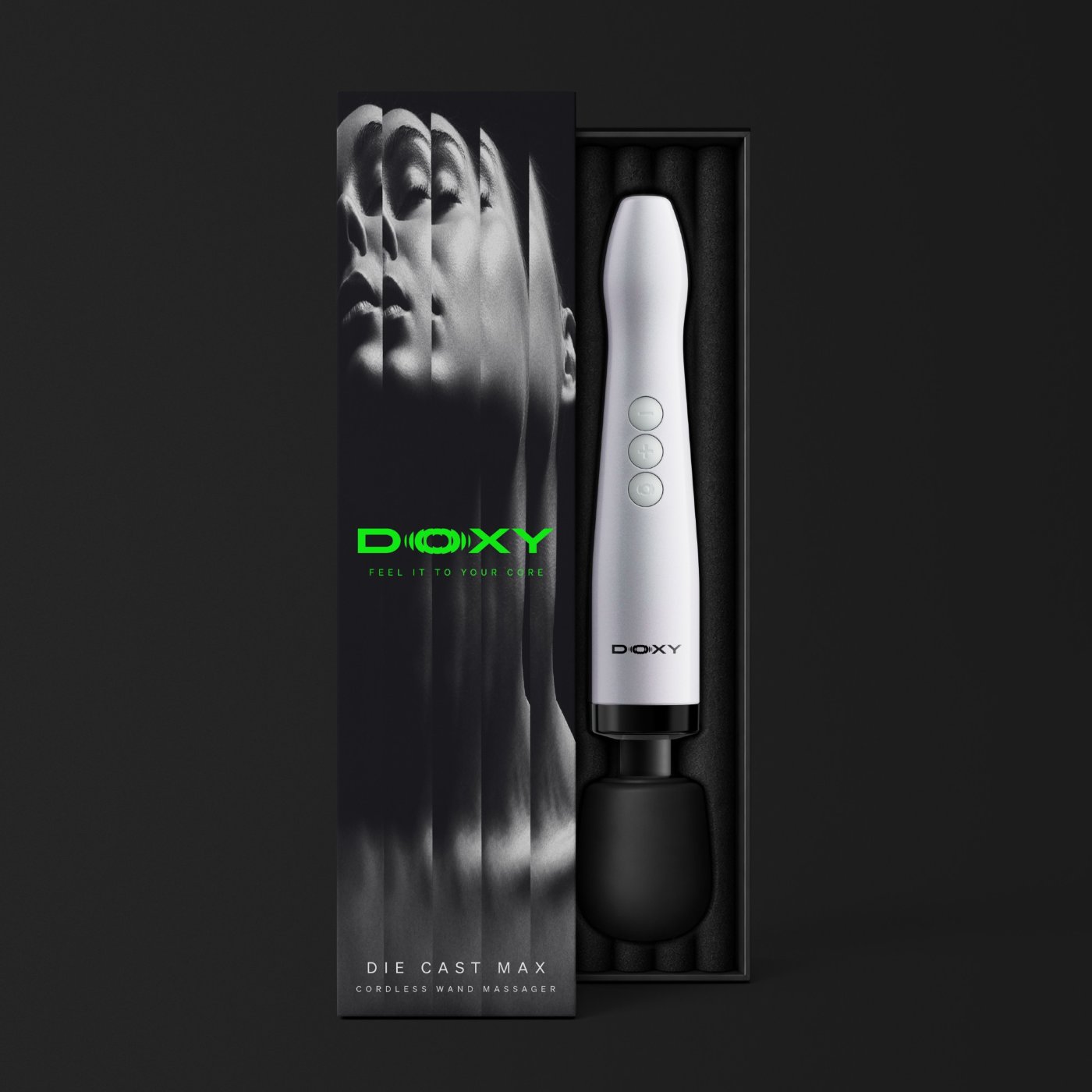 Doxy Die Cast Max Cordless Wand Vibrator White