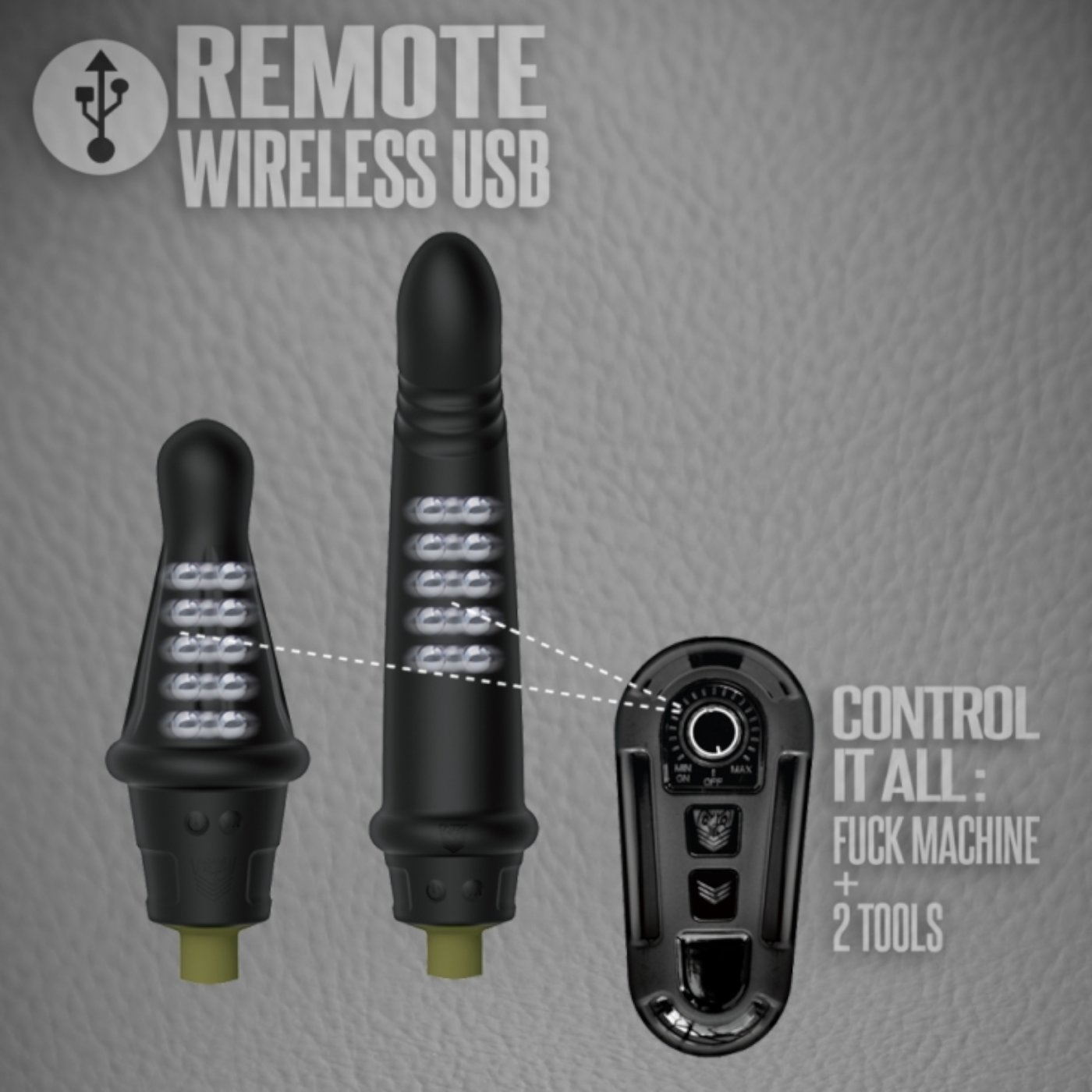 Fort Troff Gunner System Remote Control 3-in-1 Sex Machine
