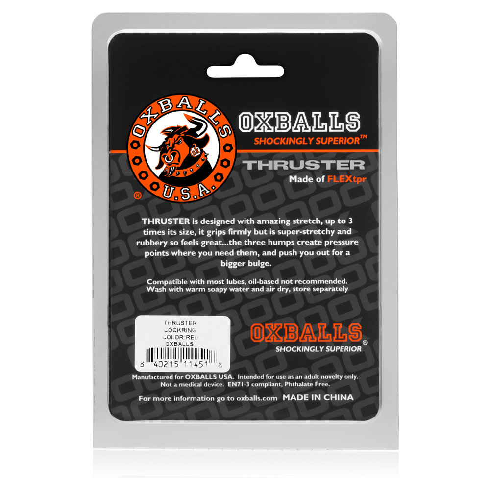 Oxballs Thruster Cock Ring Clear