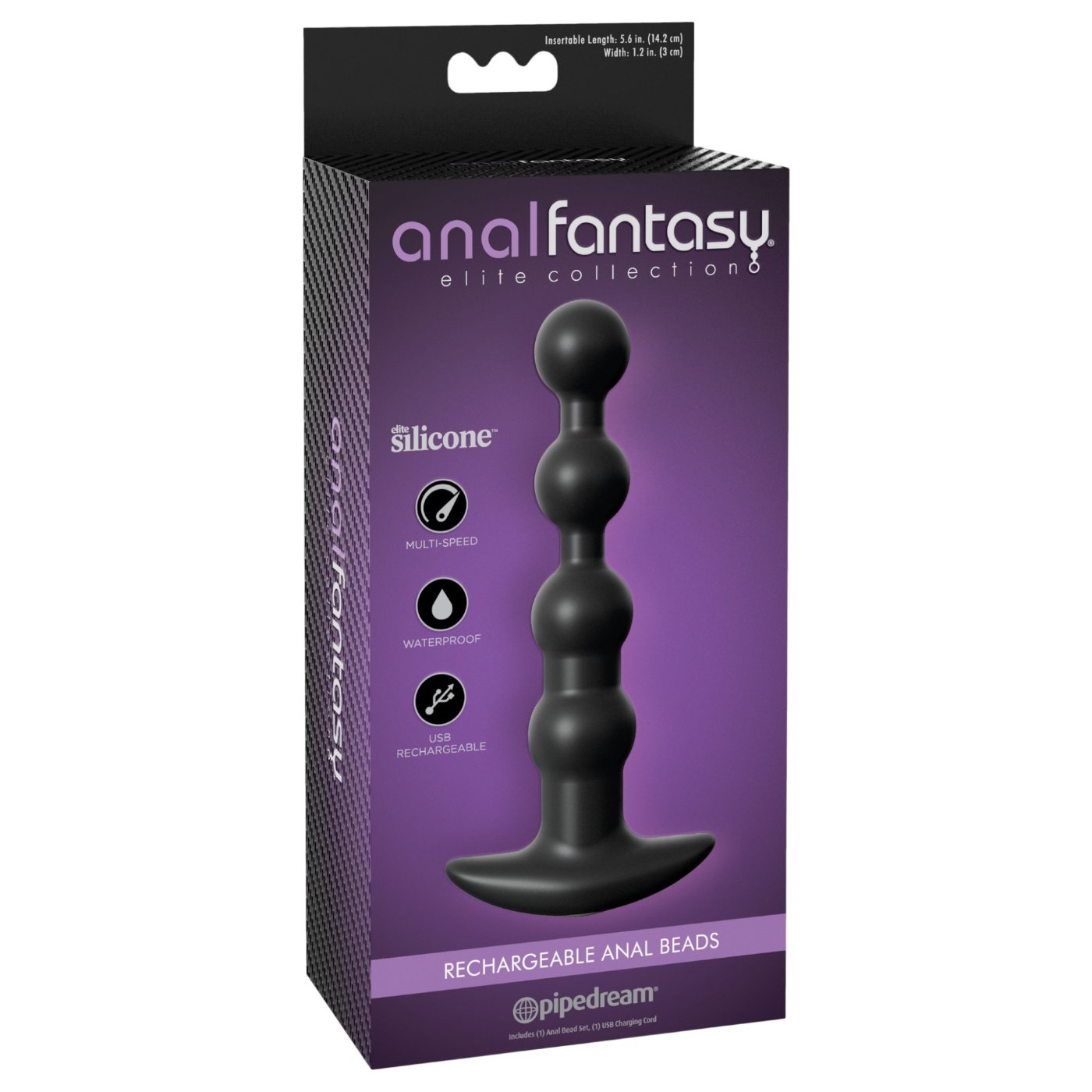 Anal Fantasy Elite Rechargeable Vibrating Anal Beads