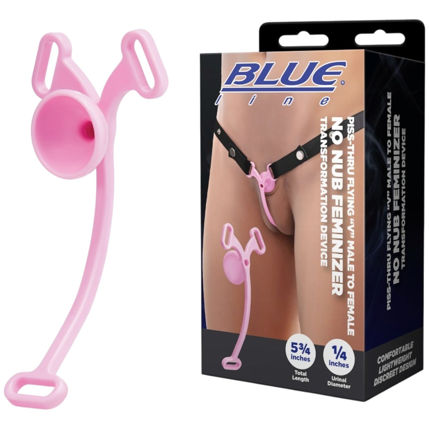 Blue Line Piss-Thru Flying V No Nub Feminising Device