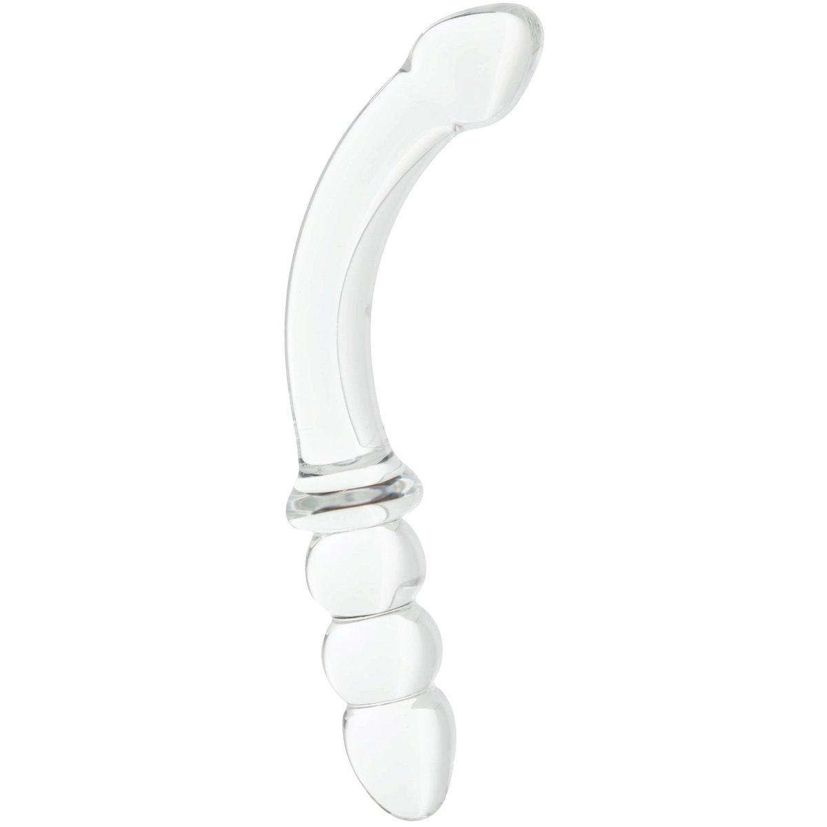 Clarity Celestial Zenith Double Ended Glass Dildo 8 Inch Clear