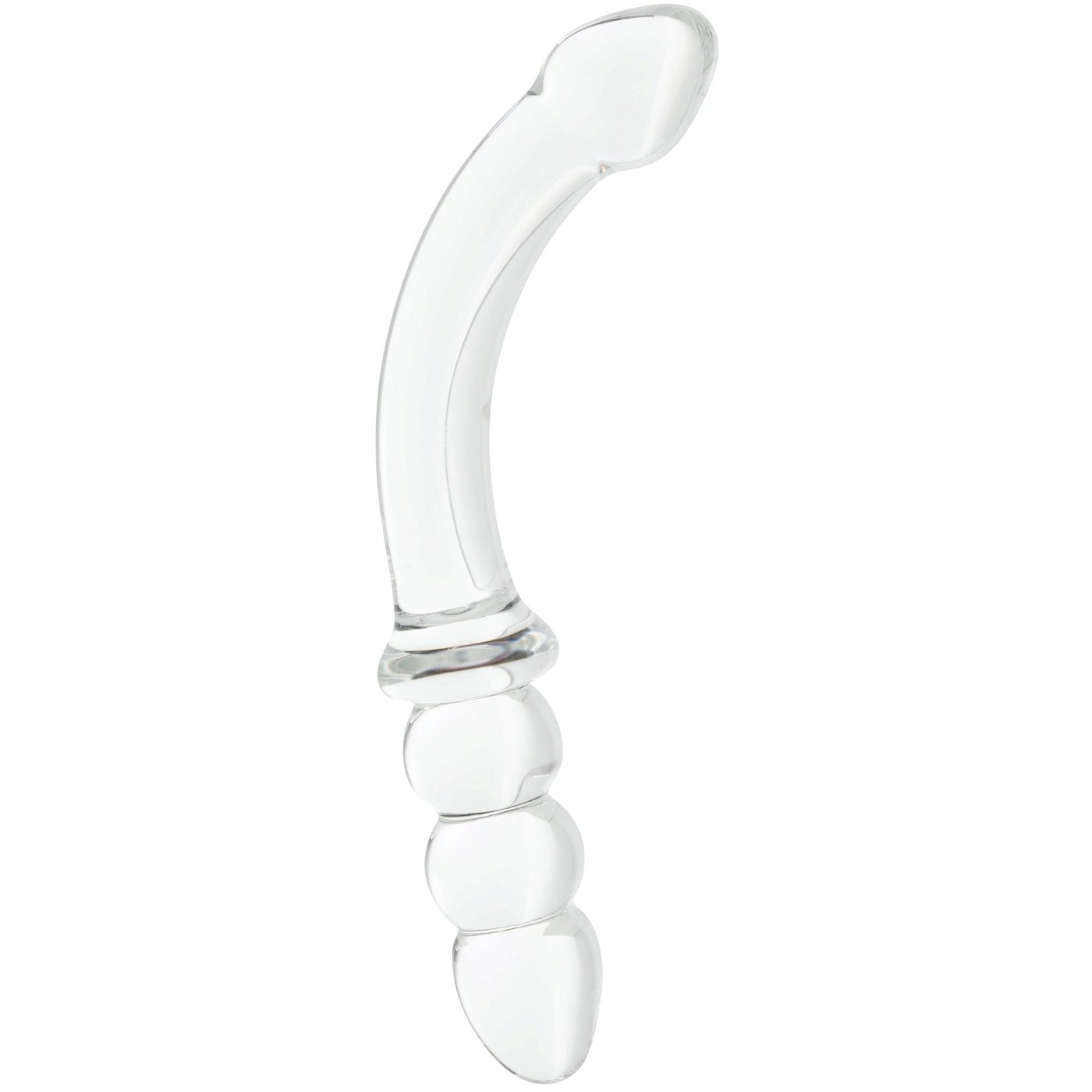 Clarity Celestial Zenith Double Ended Glass Dildo 8 Inch