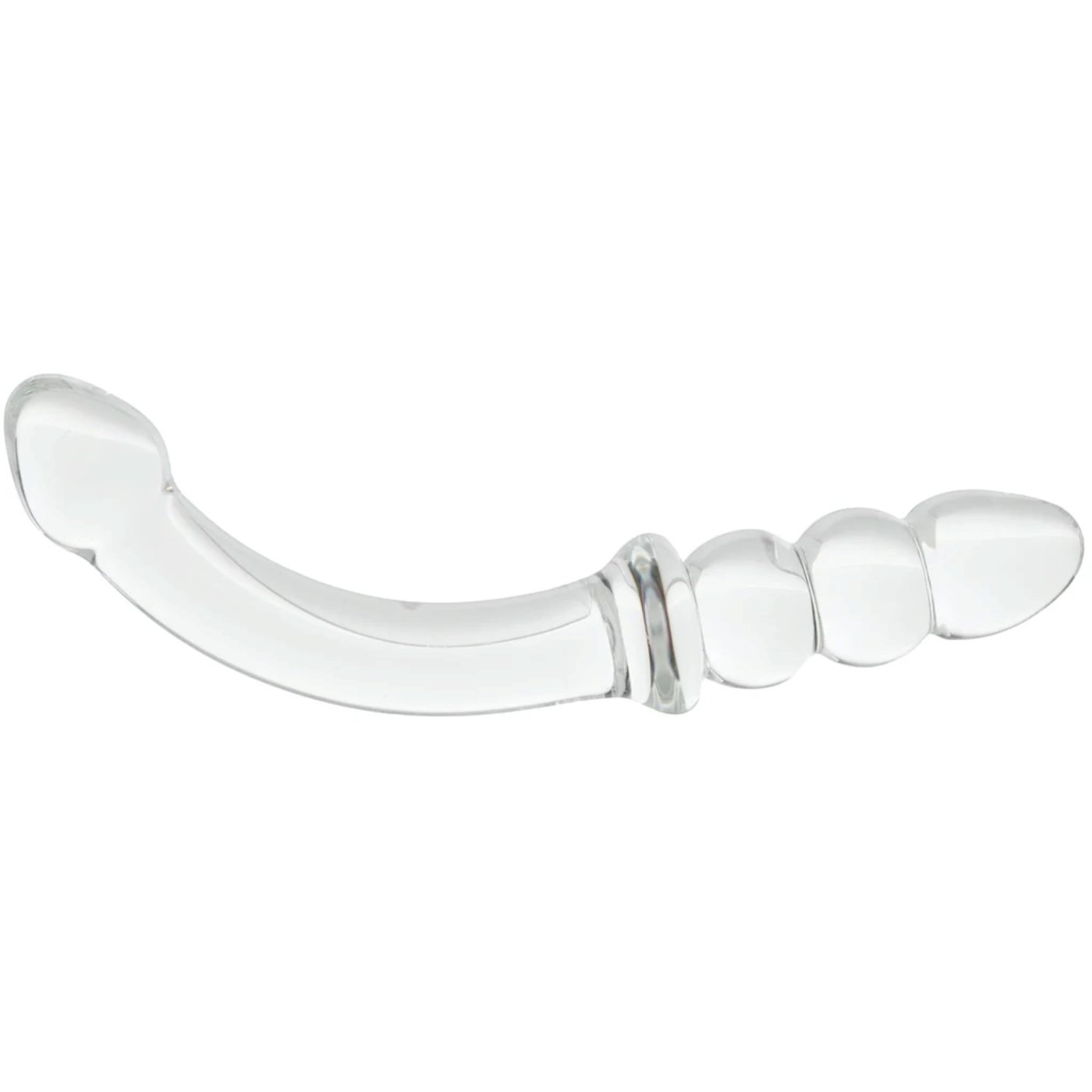 Clarity Celestial Zenith Double Ended Glass Dildo 8 Inch