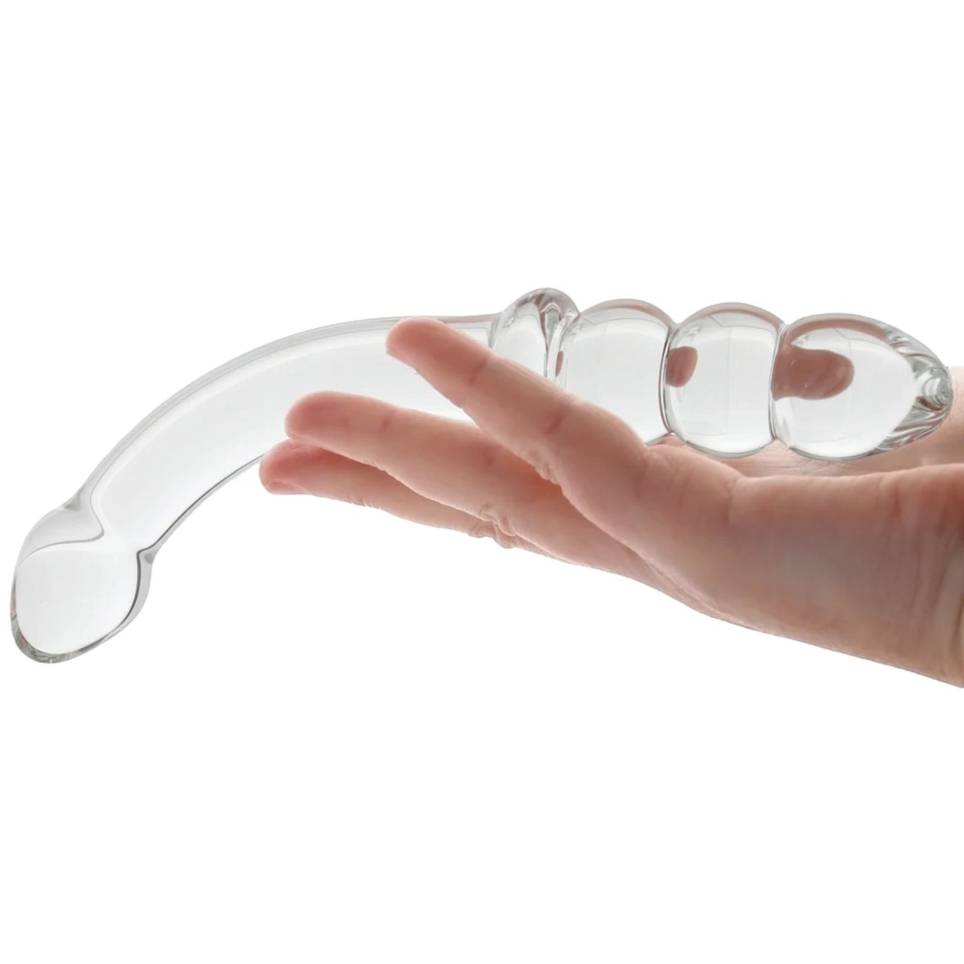 Clarity Celestial Zenith Double Ended Glass Dildo 8 Inch