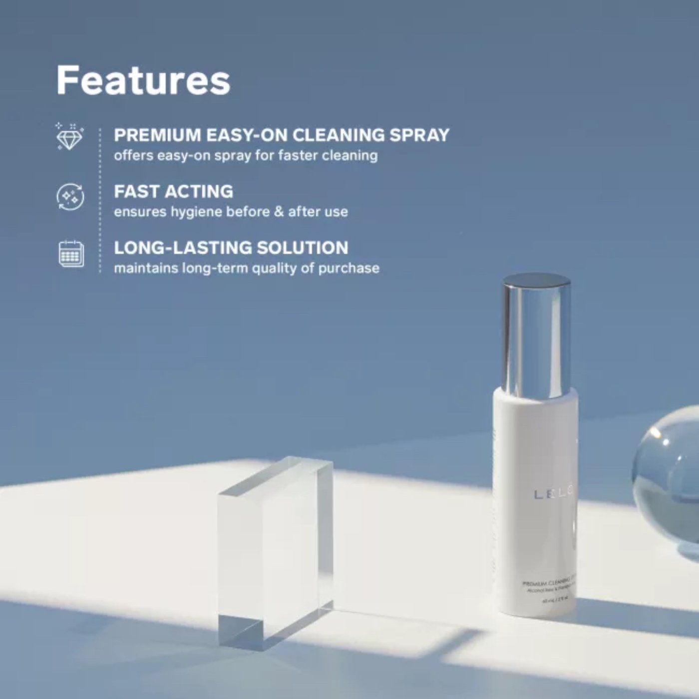 LELO Premium Toy Cleaning Spray 60ml