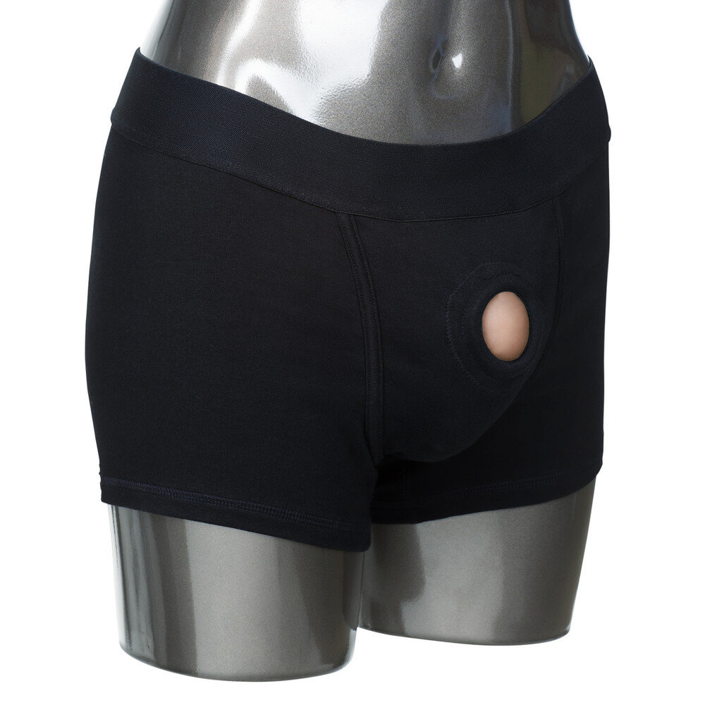 CalExotics Packer Gear Boxer Harness Black L/XL