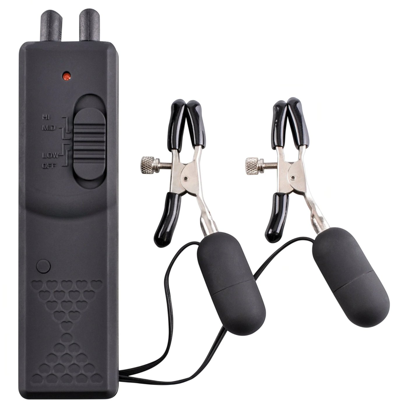 Fetish Fantasy Series Adjustable Vibrating Nipple Clamps
