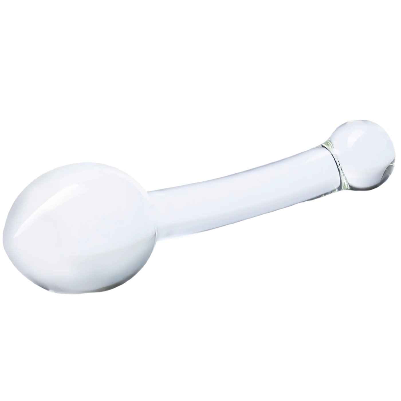 Glas Pure Indulgence G-Spot and P-Spot Glass Dildo 8 Inch