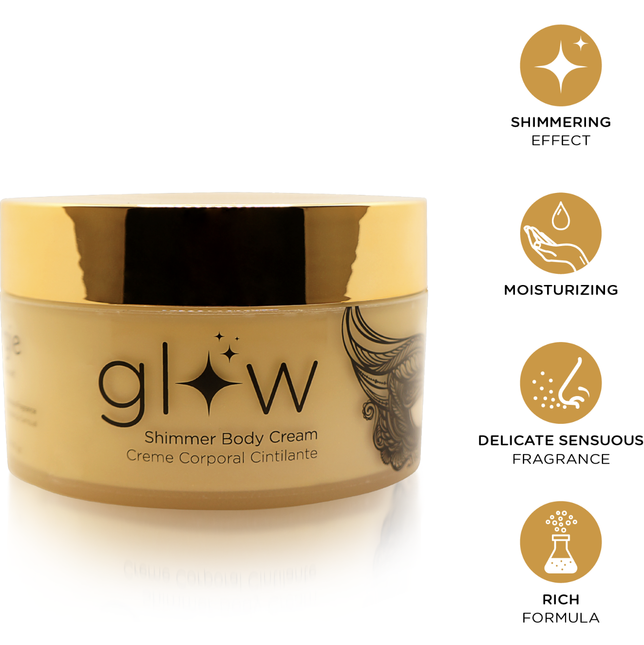 Orgie Glow Shimmer Body Cream 250ml