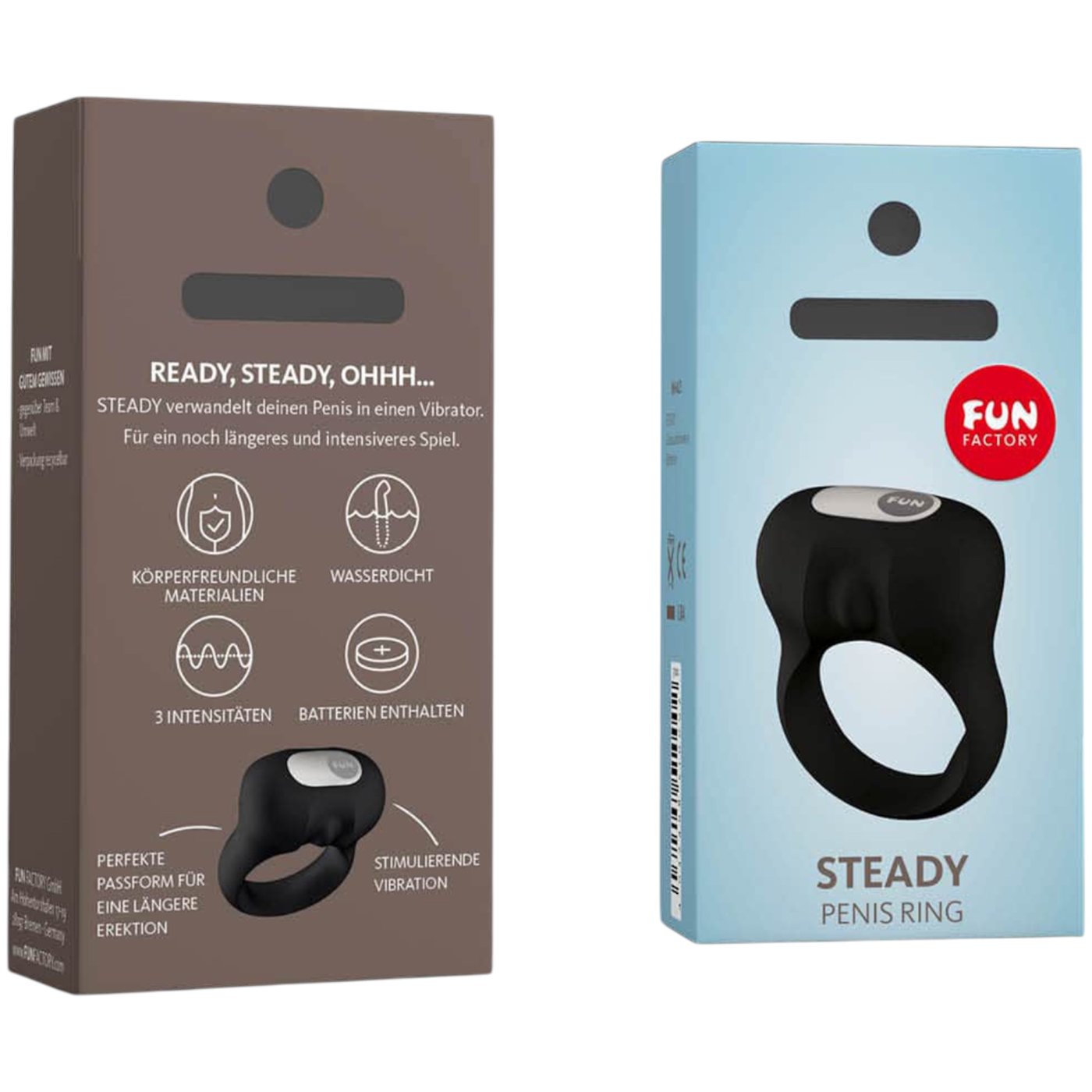 Fun Factory STEADY Vibrating Silicone Cock Ring