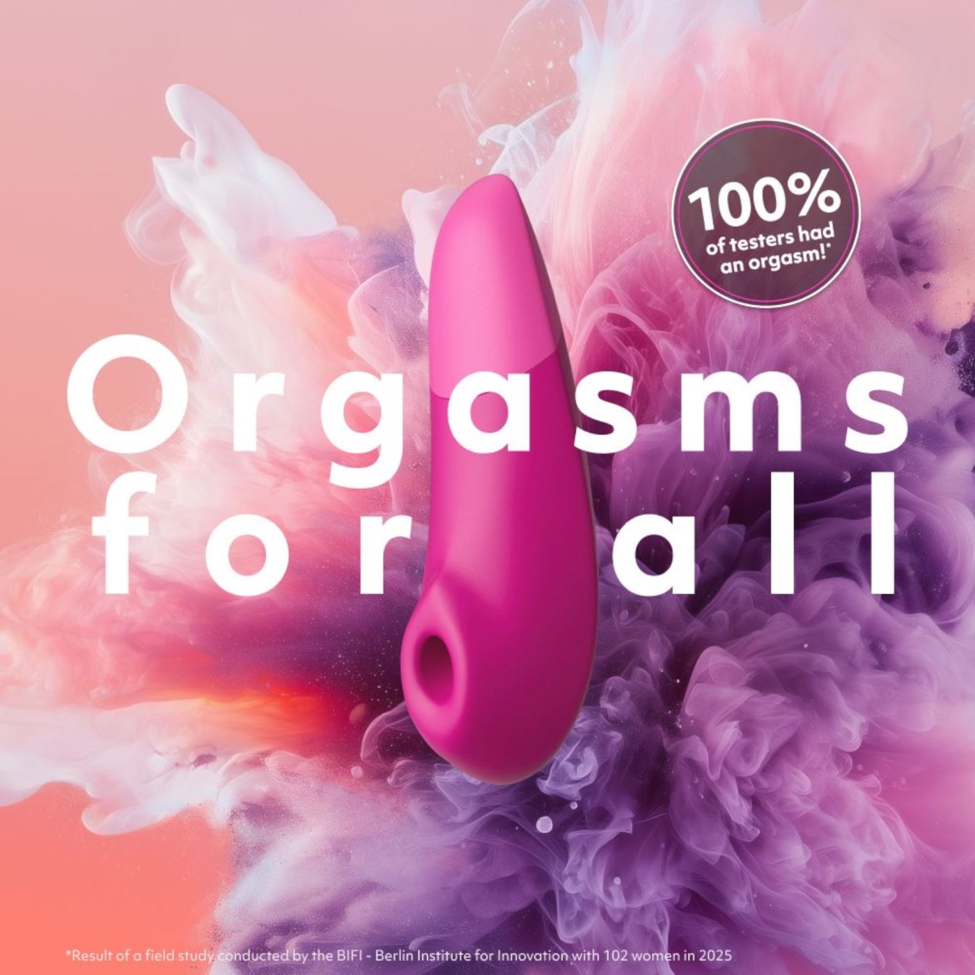 Womanizer Enhance 2-in-1 Pleasure Air Clitoral Vibrator Pink