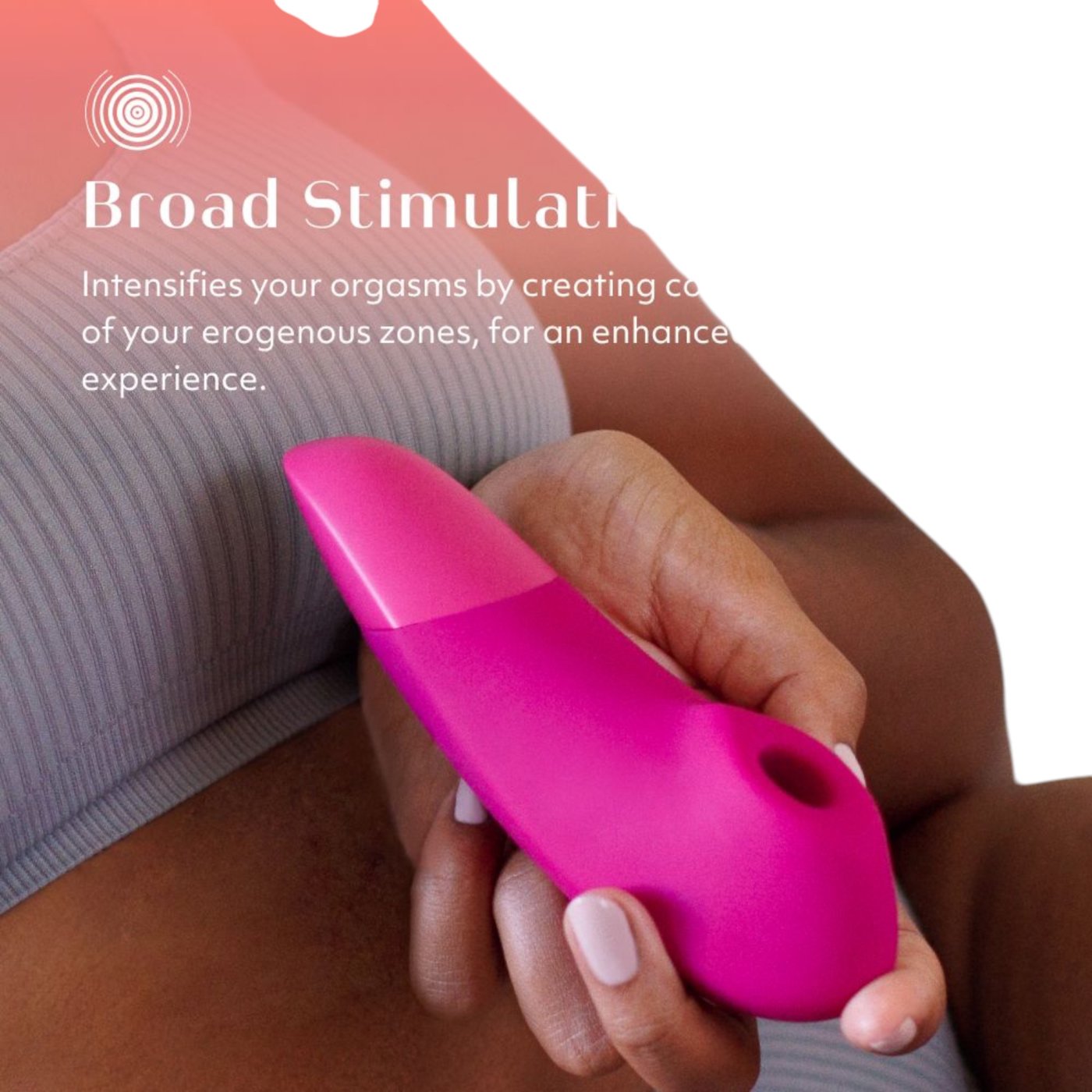 Womanizer Enhance 2-in-1 Pleasure Air Clitoral Vibrator Pink