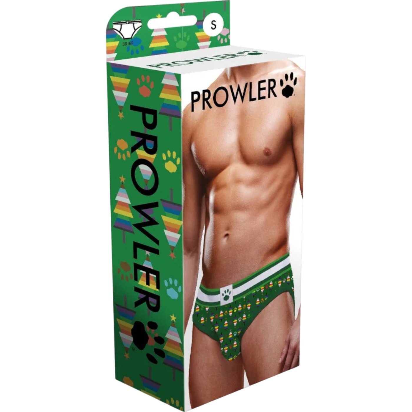 Prowler Christmas Tree Brief Green