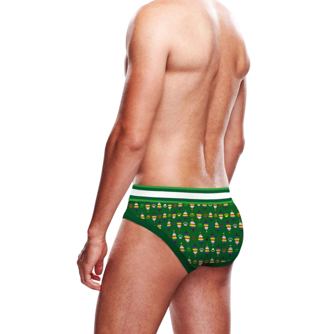 Prowler Christmas Tree Brief Green