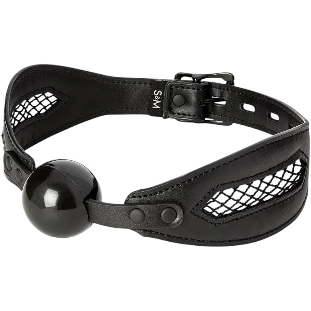 S&amp;M Fishnet Ball Gag