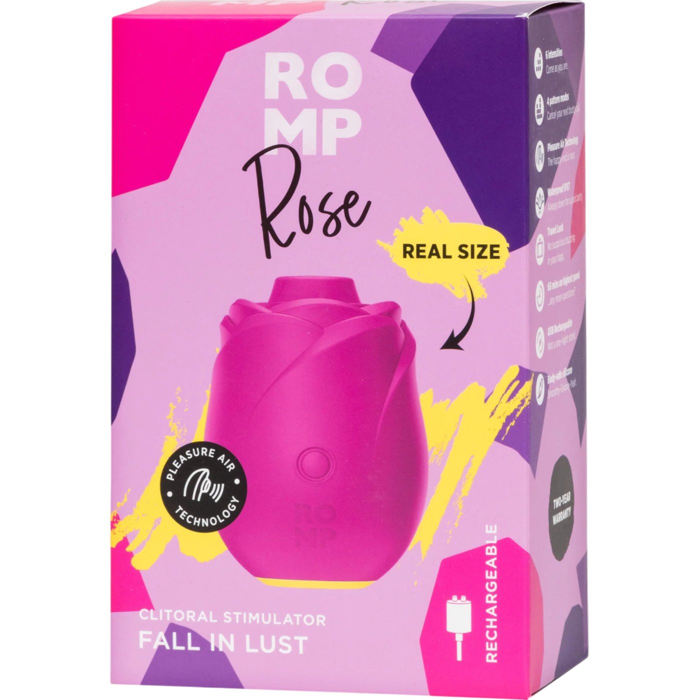 ROMP Rose 2.0 Pleasure Air Rechargeable Clitoral Stimulator