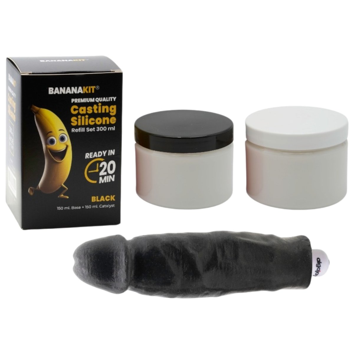 Bananakit Casting Silicone Refill Set 300ml, Black – Bananakit