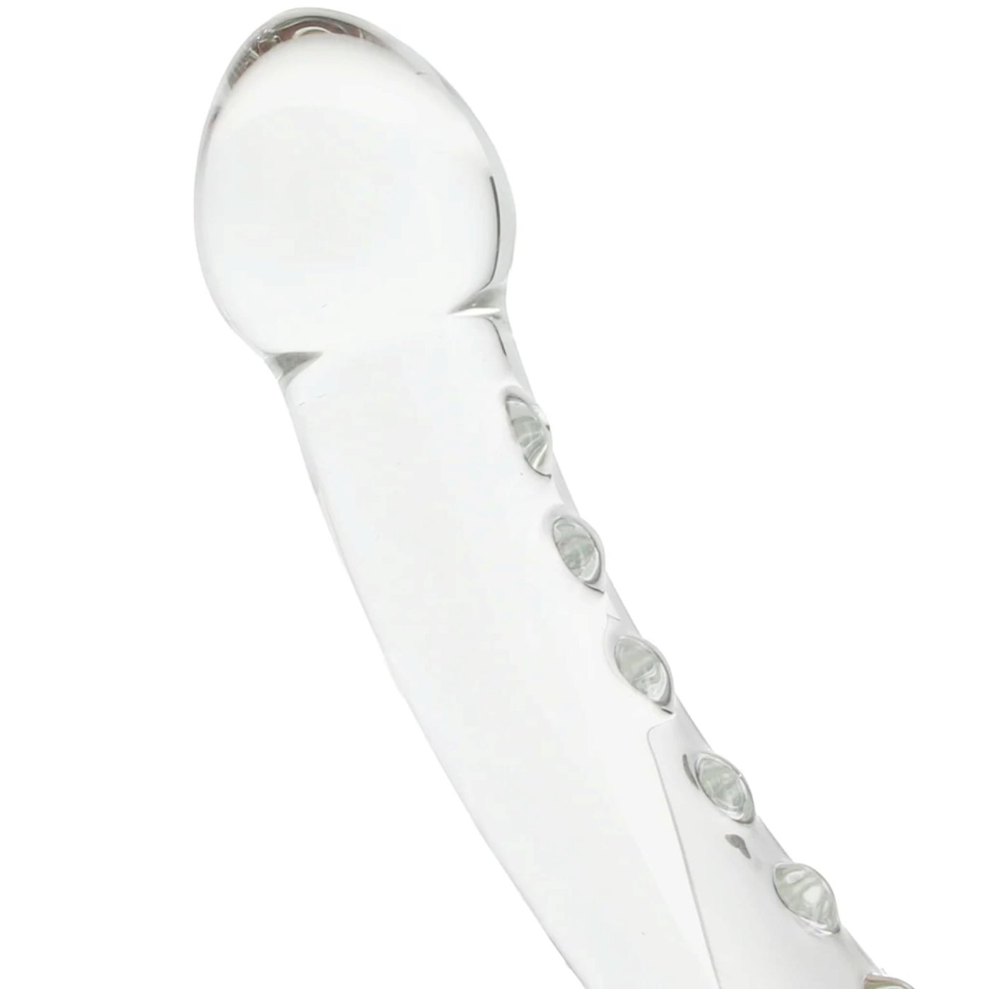 Clarity Celestial Ridge Double Ended Glass Dildo 7.7 Inch