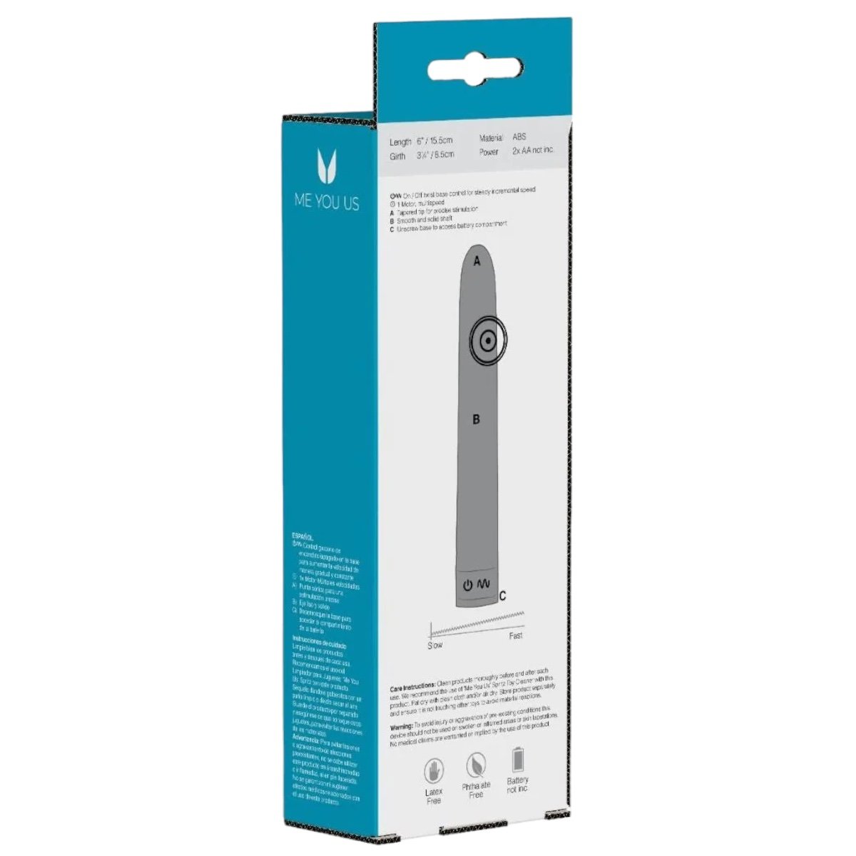 Me You Us Sensuous Smooth Classic Vibrator Gold 6 Inch