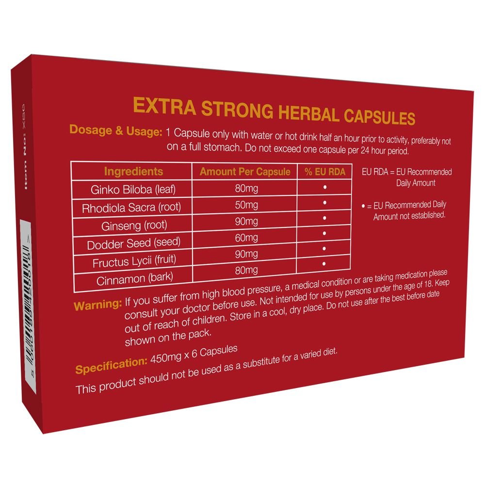 Extra Strong Male Tonic Enhancer 6 Pack