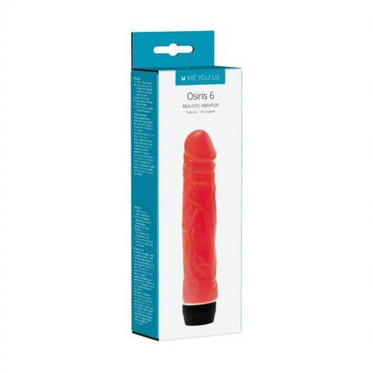Me You Us Osiris Realistic Vibrator Pink 6 Inch