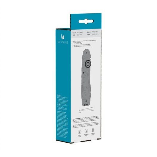 Me You Us Osiris Realistic Vibrator Pink 6 Inch