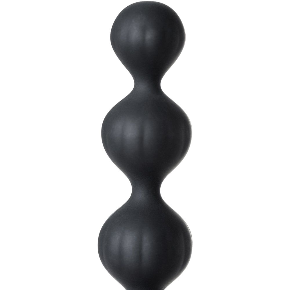 Satisfyer Love Beads Silicone Anal Beads Black (2 Piece)