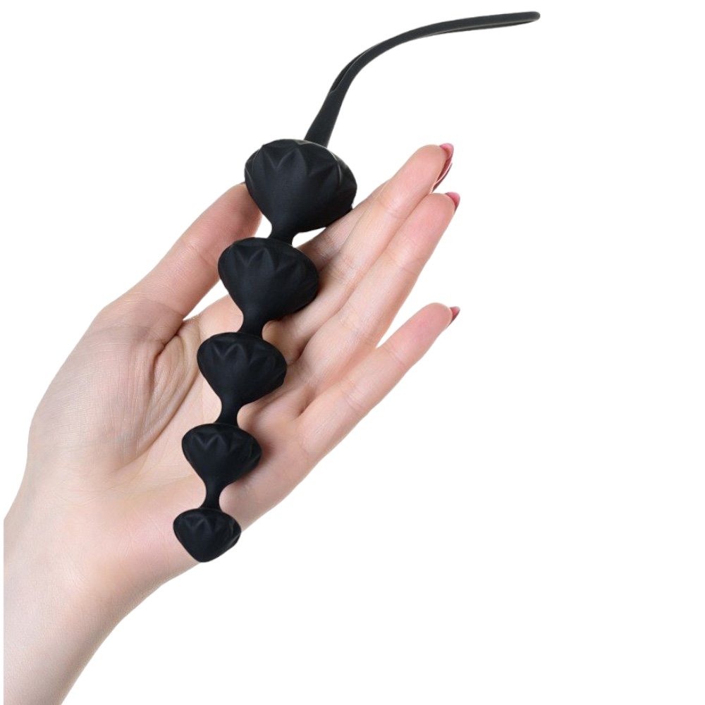Satisfyer Love Beads Silicone Anal Beads Black (2 Piece)