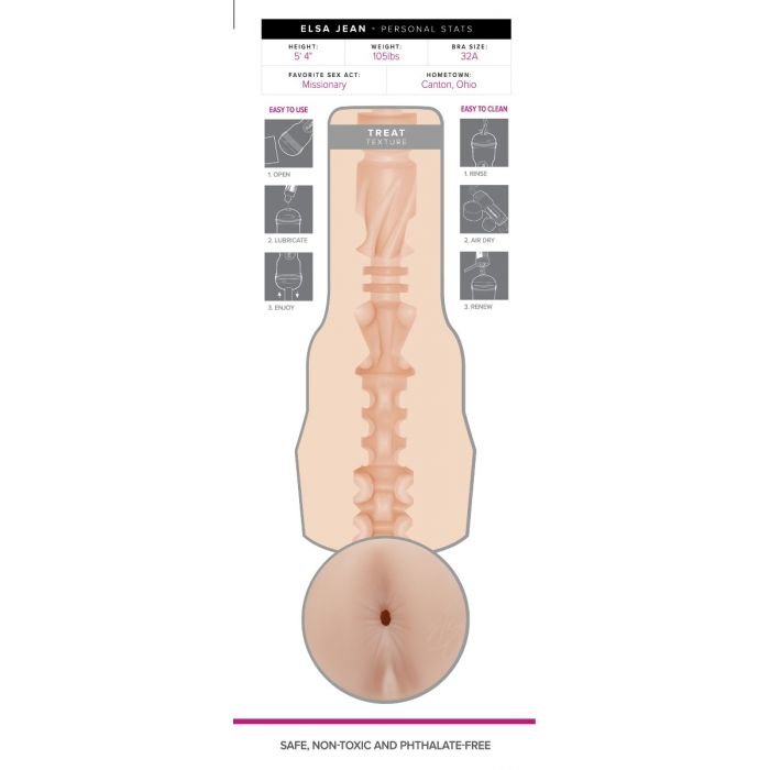 Fleshlight Girls Butt Elsa Jean Treat Mastubator