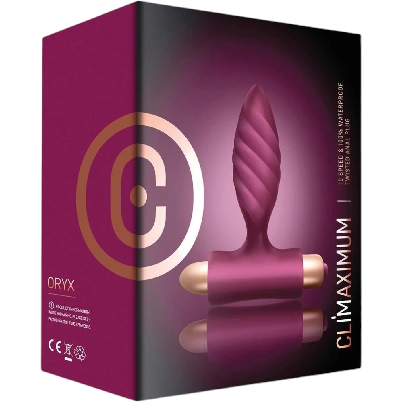 Rocks Off Climaximum Oryx Vibrating Butt Plug