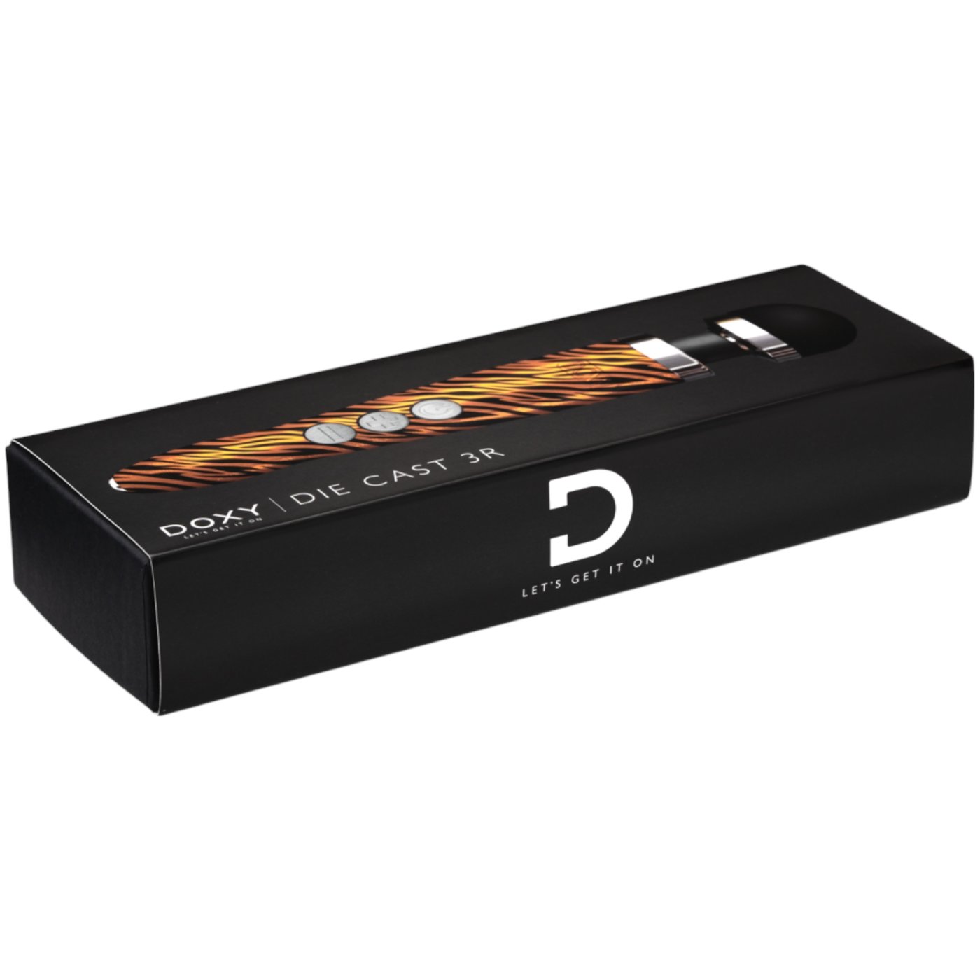 Doxy Die Cast 3R Rechargeable Wand Vibrator Tiger