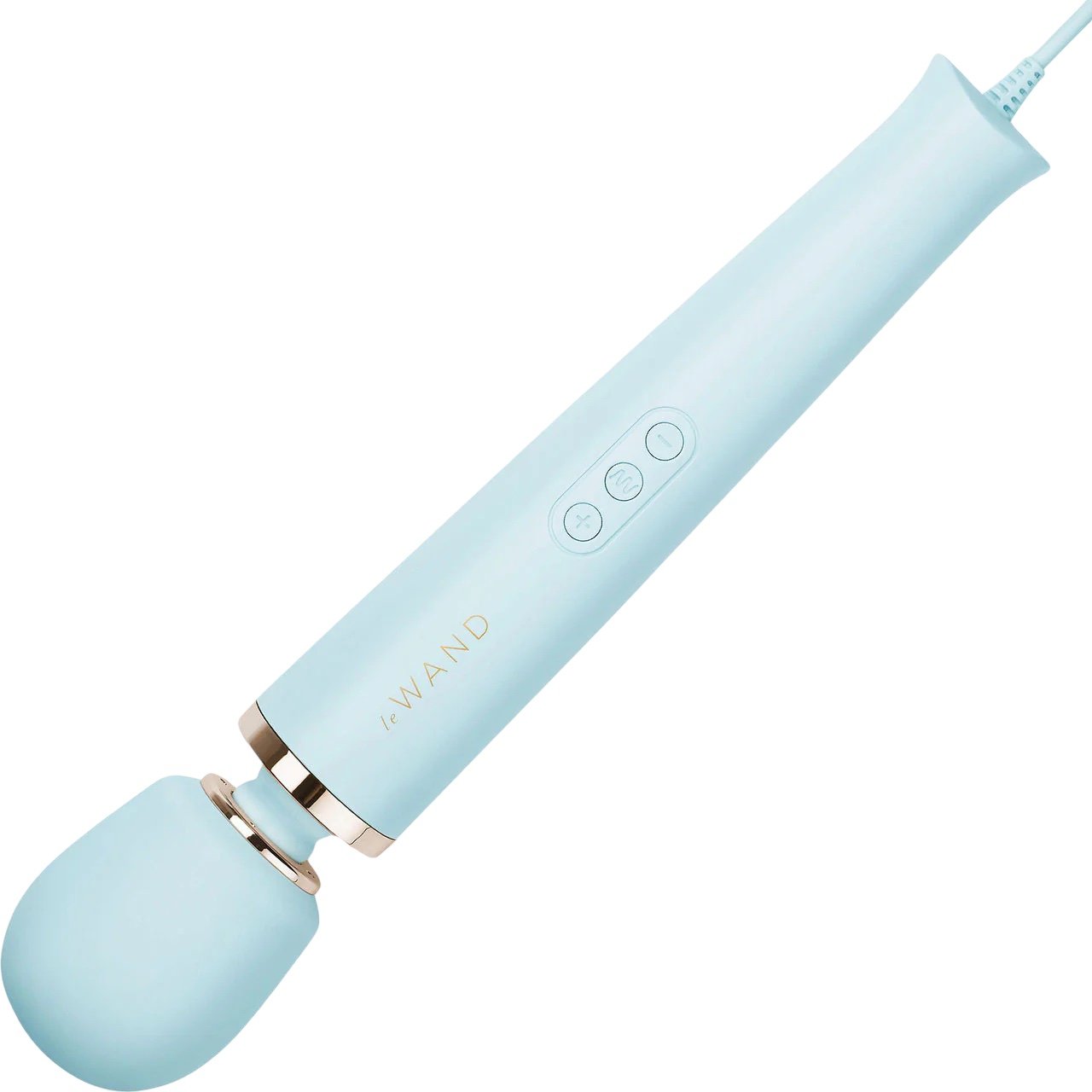 Le Wand Plug-In Massage Wand Vibrator Light Blue