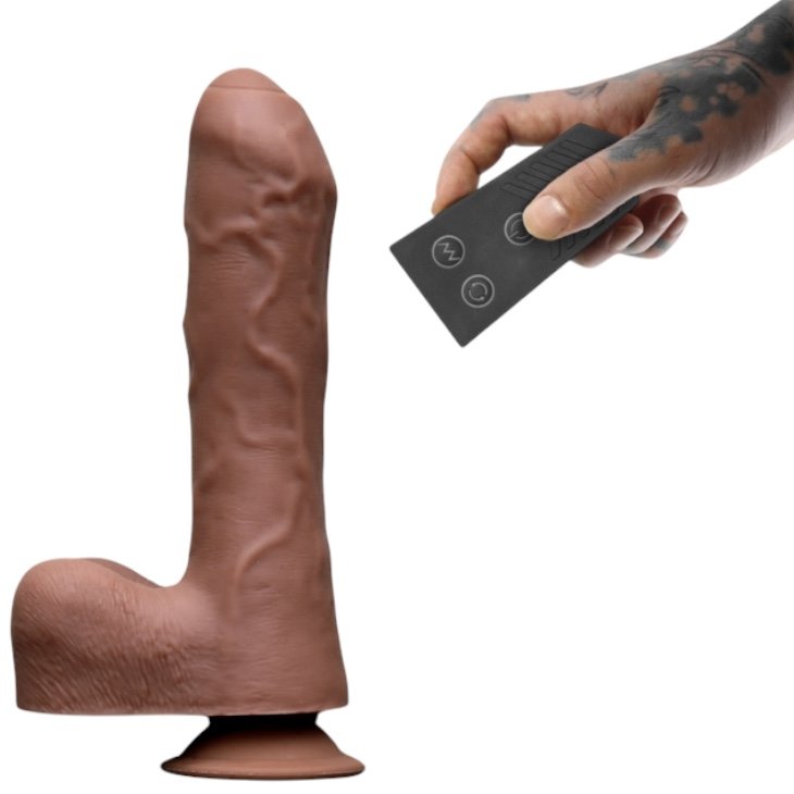 Fort Troff Uncut Thruster Dildo Mini Sex Machine 8.5 Inch