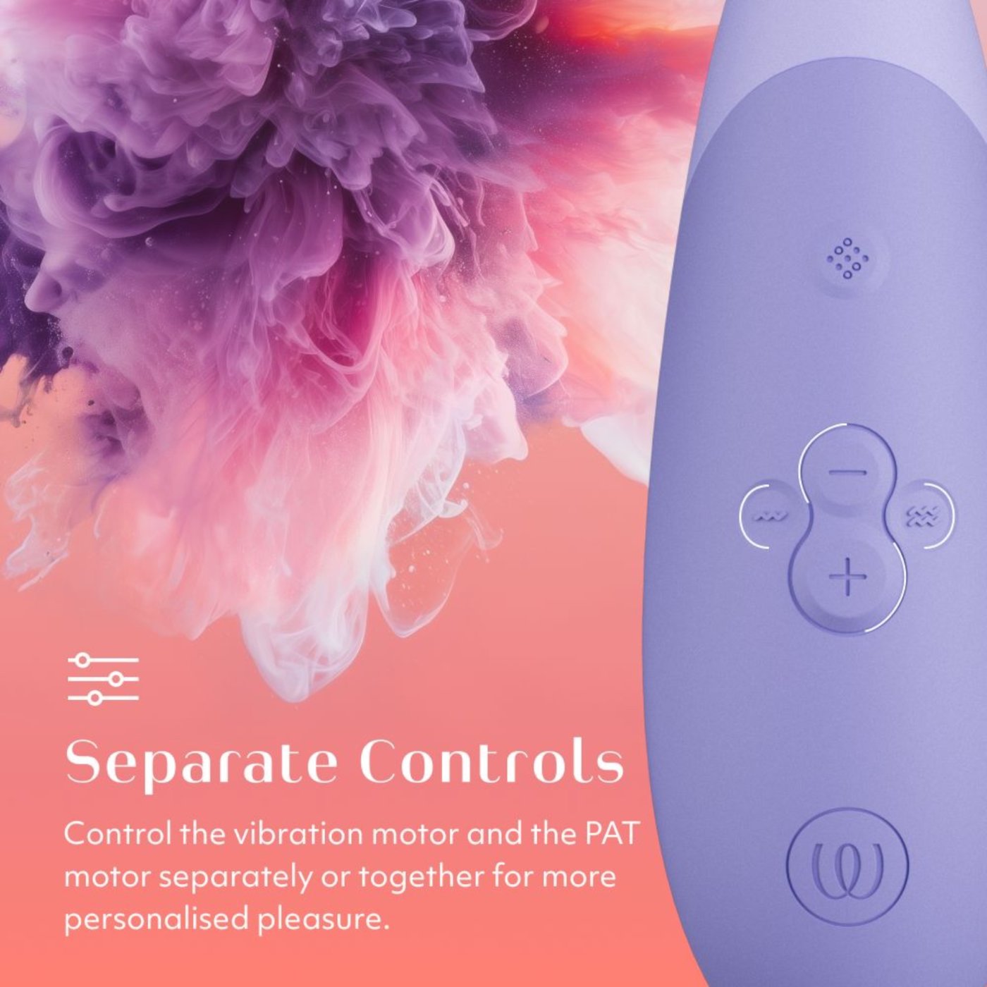Womanizer Enhance 2-in-1 Pleasure Air Clitoral Vibrator Lilac