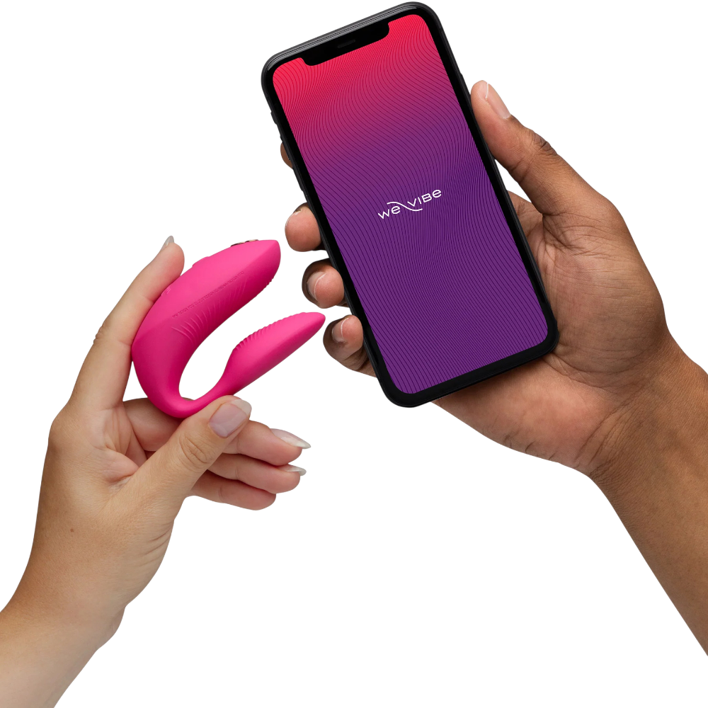 We-Vibe Chorus Pro Remote & App-Controlled Couples Vibrator Electric Pink
