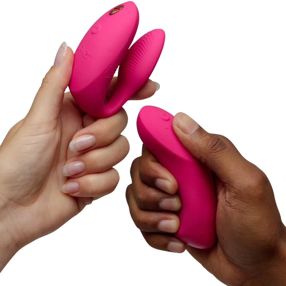We-Vibe Chorus Pro Remote & App-Controlled Couples Vibrator Electric Pink
