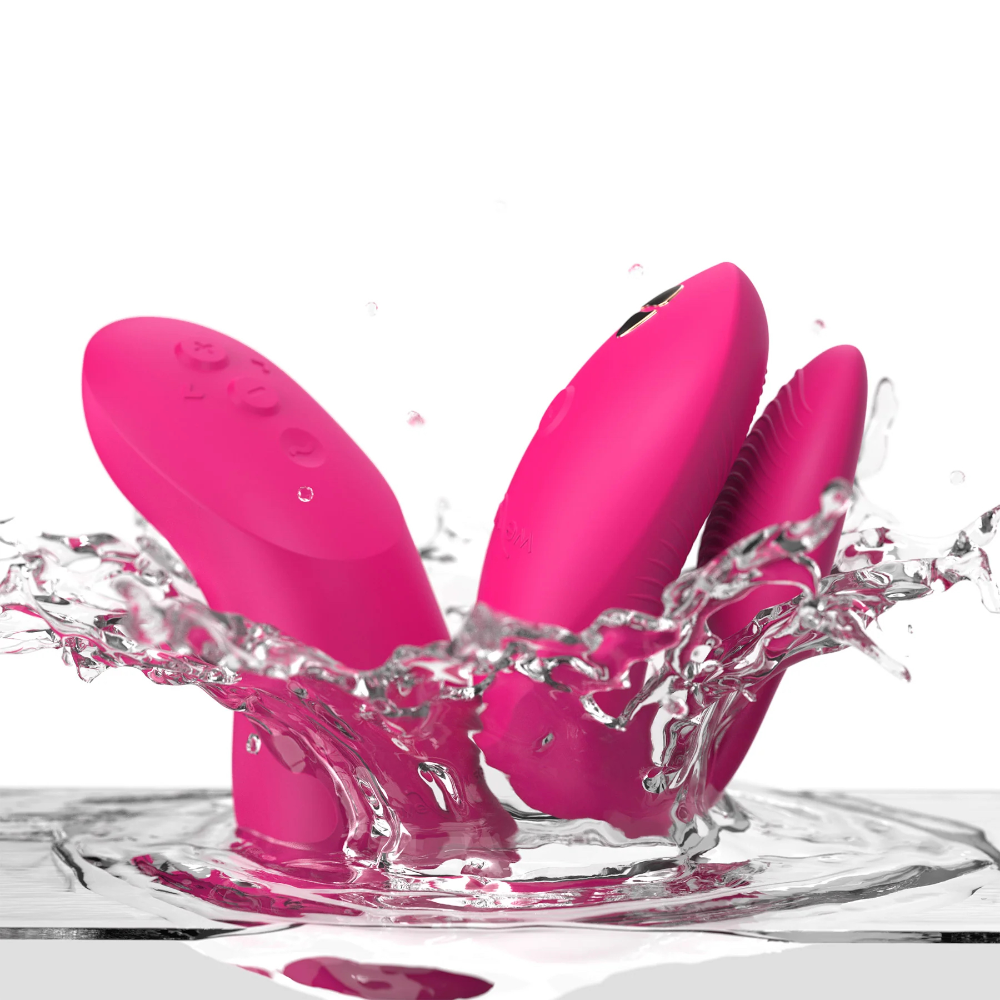 We-Vibe Chorus Pro Remote & App-Controlled Couples Vibrator Electric Pink