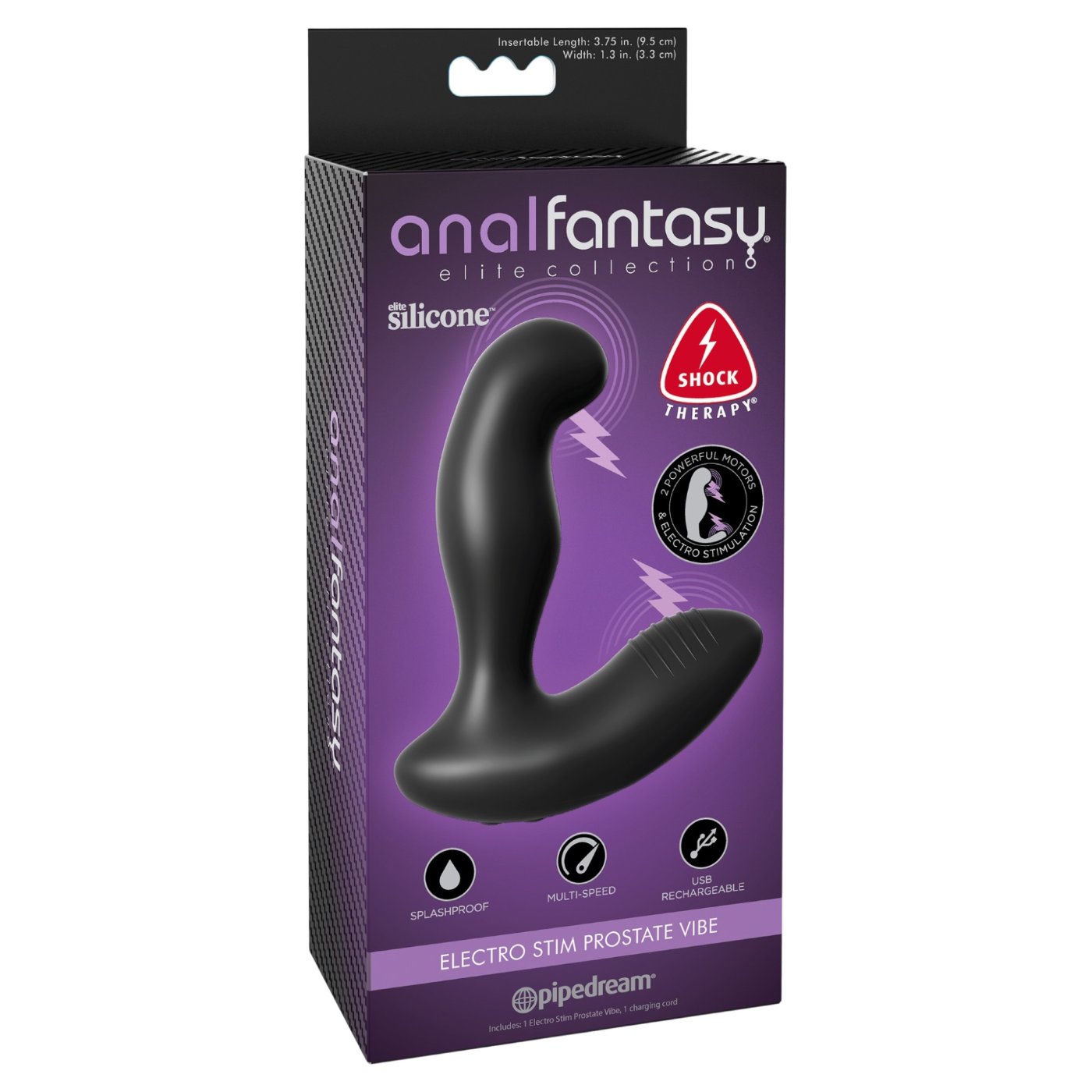 Anal Fantasy Elite Electro Stim Vibrating Prostate Massager