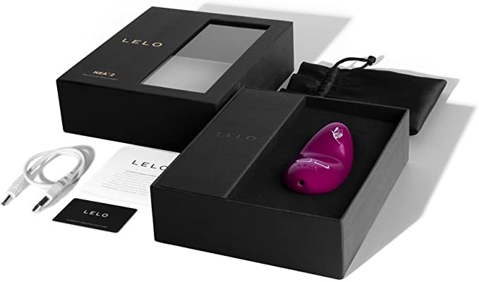 LELO Nea 2 Rechargeable Mini Clitoral Vibrator Deep Rose