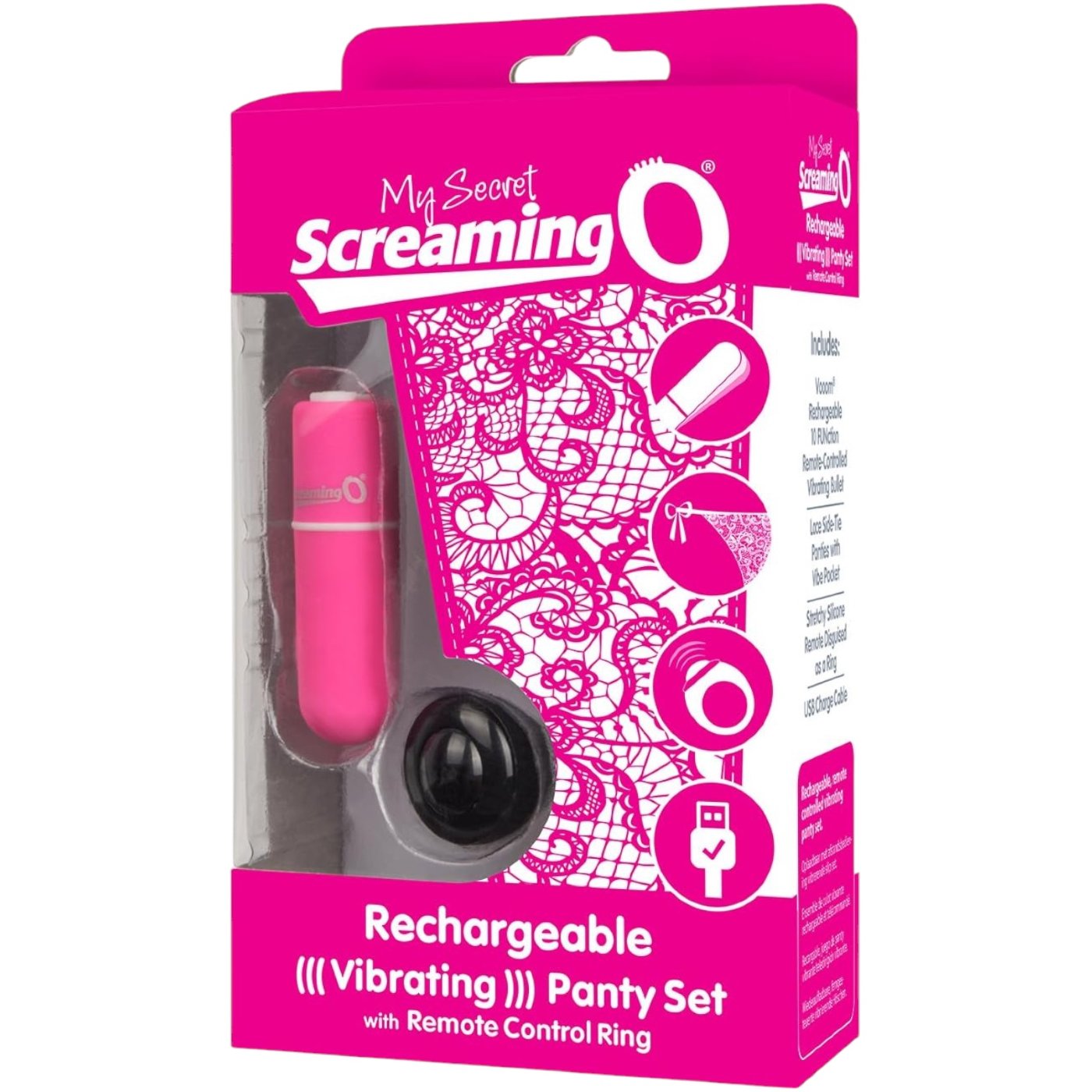 My Secret Screaming O Charged Remote Control Panty Vibe Pink