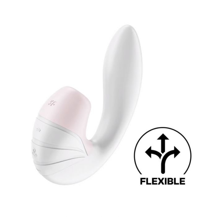 Satisfyer Supernova Air Pulse Clitoral G-spot Vibrator White